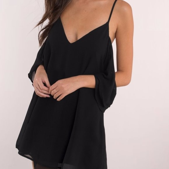 Borrow Love Shift Dress - Black - Picture 3 of 3